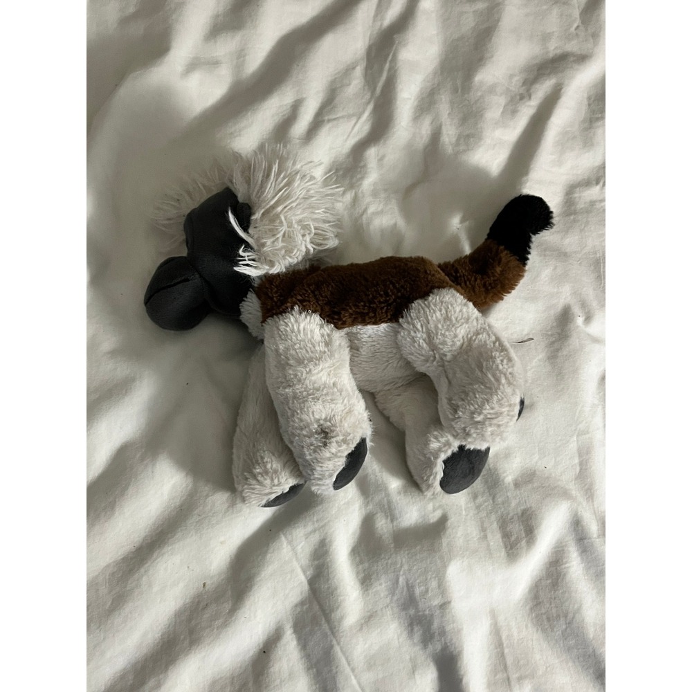 1994 Vintage The Petting Zoo Plush Horse Brown‎ Cream Stuffed Animal 12"